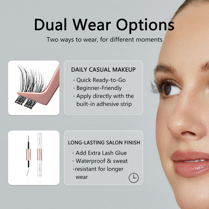 The Mayfair | 36 Individual  One-Grip Pre-Glued Lash