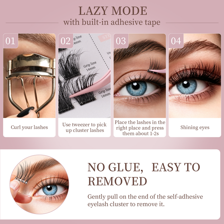 The Mayfair | 36 Individual  One-Grip Pre-Glued Lash