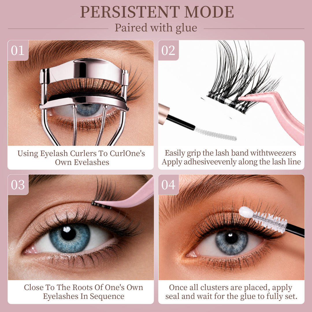 Moonlace | 36 Individual  One-Grip Pre-Glued Lash