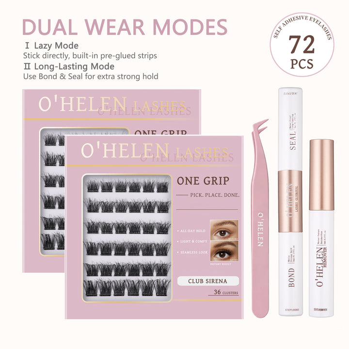 Club Sirena | 72  Individual Lashes
