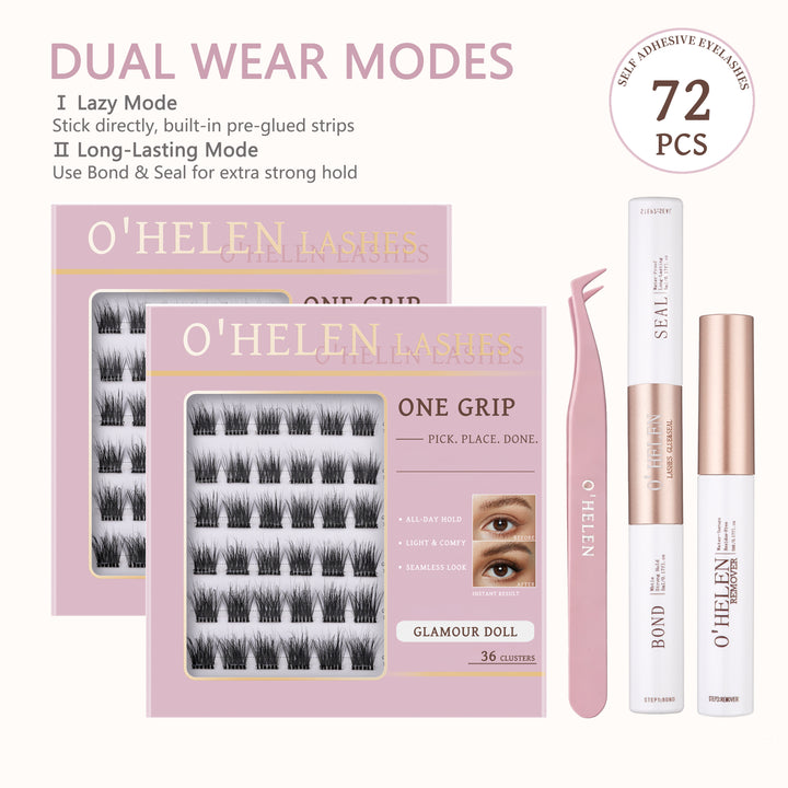 Glamour Doll | 72  Individual Lashes